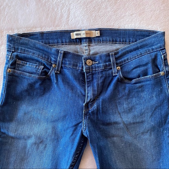 Levi's Medium Wash Denim Skinny Jeans - Picture 1 of 5